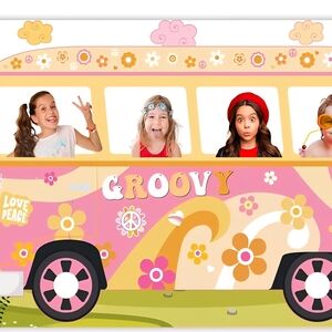 Groovy Pink Kids Toy Bus